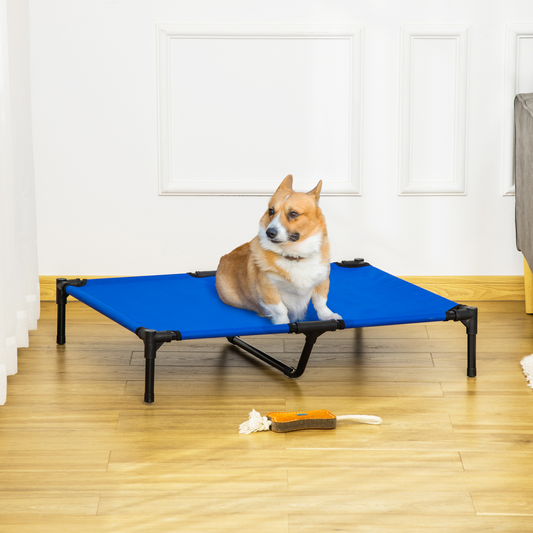 Elevated Pet Bed - Portable Foldable Cot for Indoor & Outdoor Use