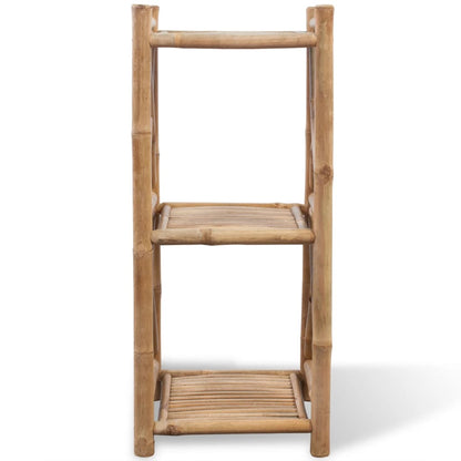 3-Tier Square Bamboo Shelf